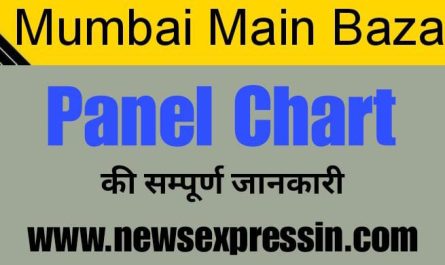 Mumbai Main Bazar Panel Chart | Mumbai Satta Matka