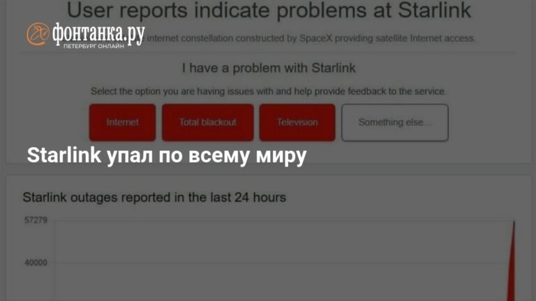 Глобальный сбой Starlink: причины и последствия