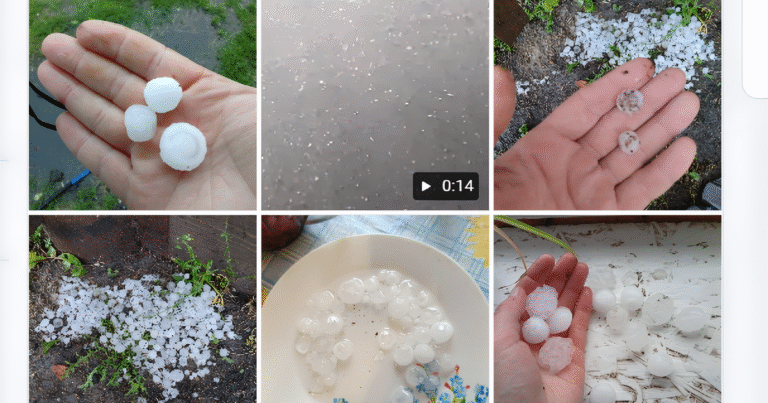 Крупный град обрушился на Омскую область