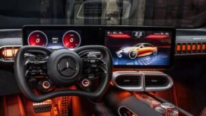 Mercedes-AMG готовит электрический гиперседан GT4 EV с имитацией V8