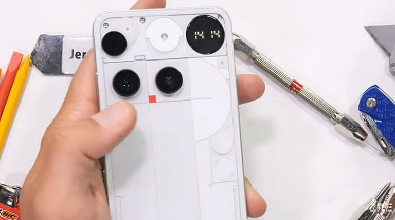 Nothing Phone (3) удивил своей прочностью и ремонтопригодностью