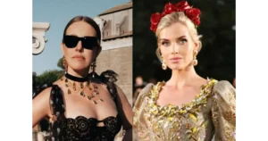 Звезды на показе Dolce & Gabbana в Риме: Ксения Собчак, Китти Спенсер и другие