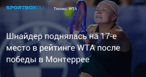 Диана Шнайдер ворвалась в топ-20 рейтинга WTA после триумфа в Монтеррее