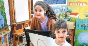 Дочки Виторгана раскрыли свой художественный талант