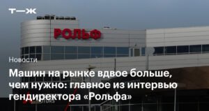 Интервью гендиректора «Рольфа»: авторынок в России