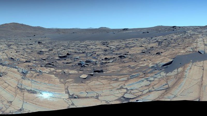 Марсианская панорама: ровер Perseverance показал детальный вид Красной планеты