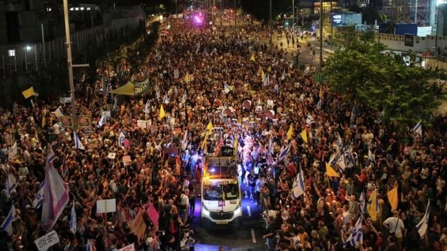 Массовые протесты в Израиле против контроля Нетаньяху над Газой