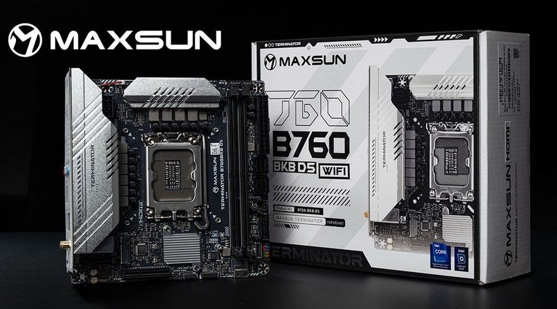 MaxSun представила инновационную Mini-ITX материнскую плату с обратным PCIe x16