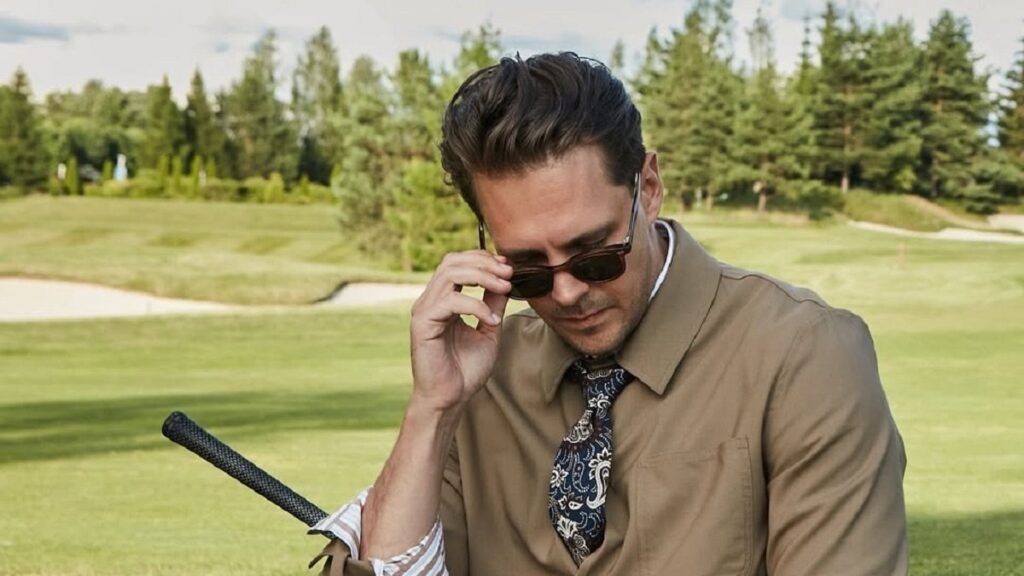 Милош Бикович в гольфе: стильные образы и неожиданный талант