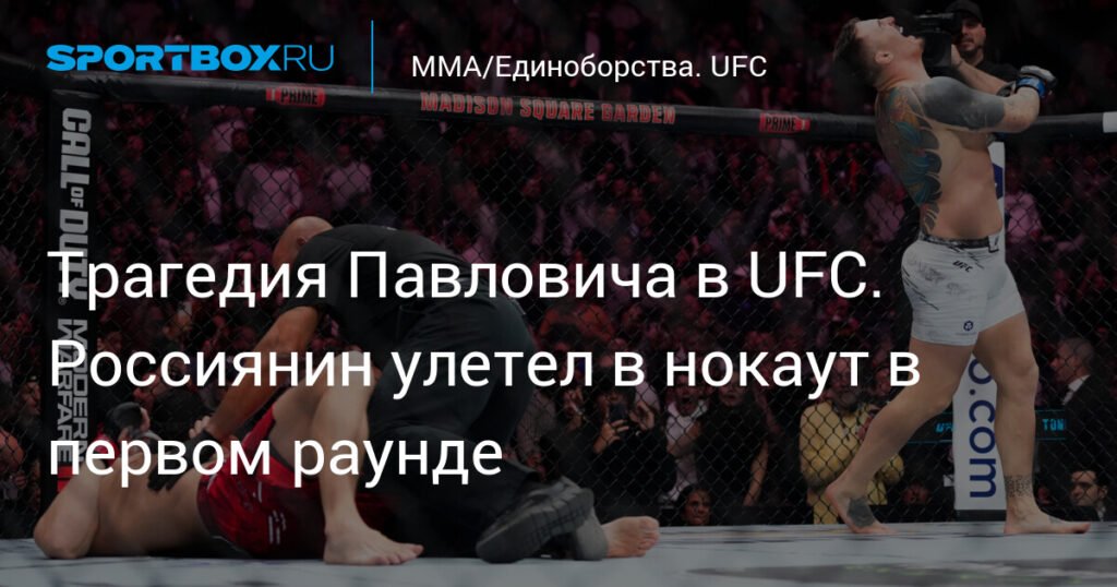 Павлович проиграл Аспинэллу: что пошло не так в бою за титул UFC