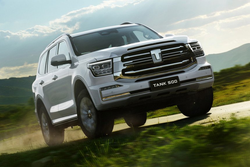 Подзаряжаемый гибрид Tank 500 Hi-Charge: цена и характеристики в России