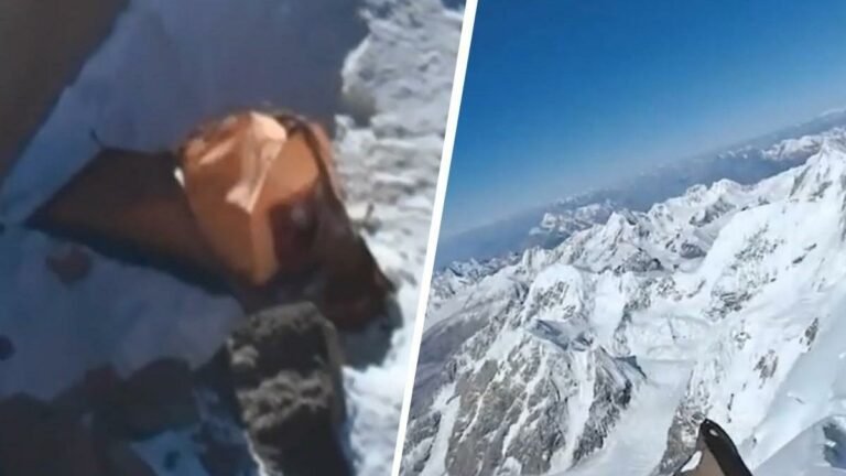 Сын россиянки, застрявшей на пике Победы, показал видео с горы — Наталья машет рукой из палатки