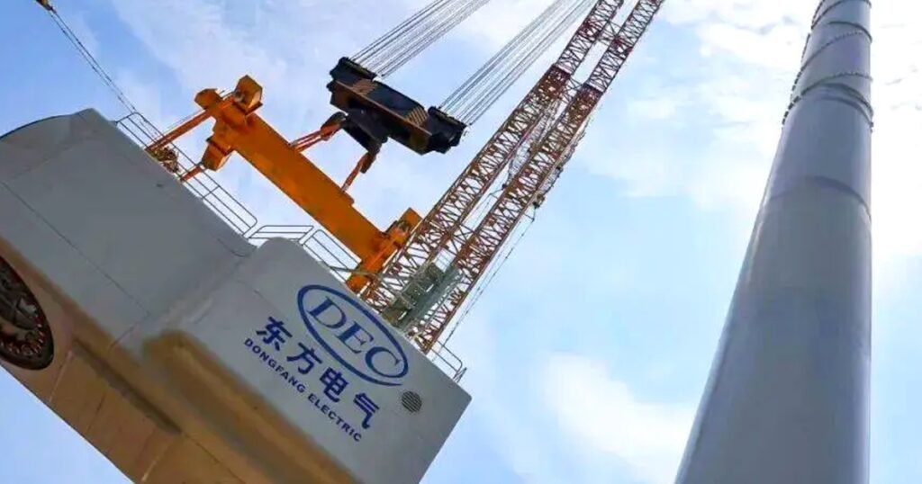 В Китае установили самую мощную ветряную турбину в мире