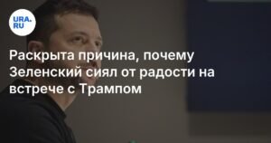 Зеленский улыбался на встрече с Трампом из-за финансовой помощи от ЕС
