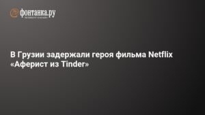 Героя Netflix «Аферист из Tinder» задержали в Грузии