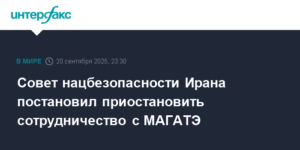 Иран приостановил сотрудничество с МАГАТЭ из-за действий 'евротройки'