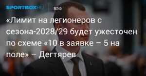 Лимит на легионеров в РПЛ ужесточат до 5 на поле с сезона-2028/29