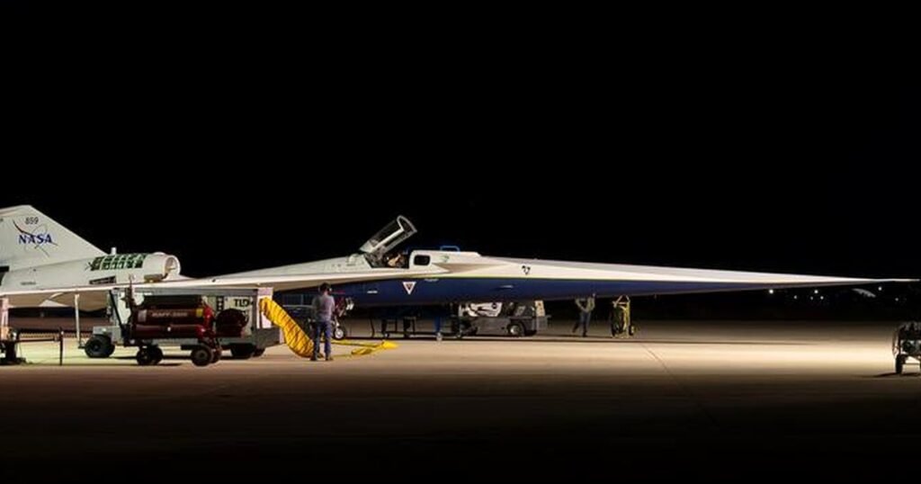 NASA готовит к полету «носатый» сверхзвуковой самолет X-59