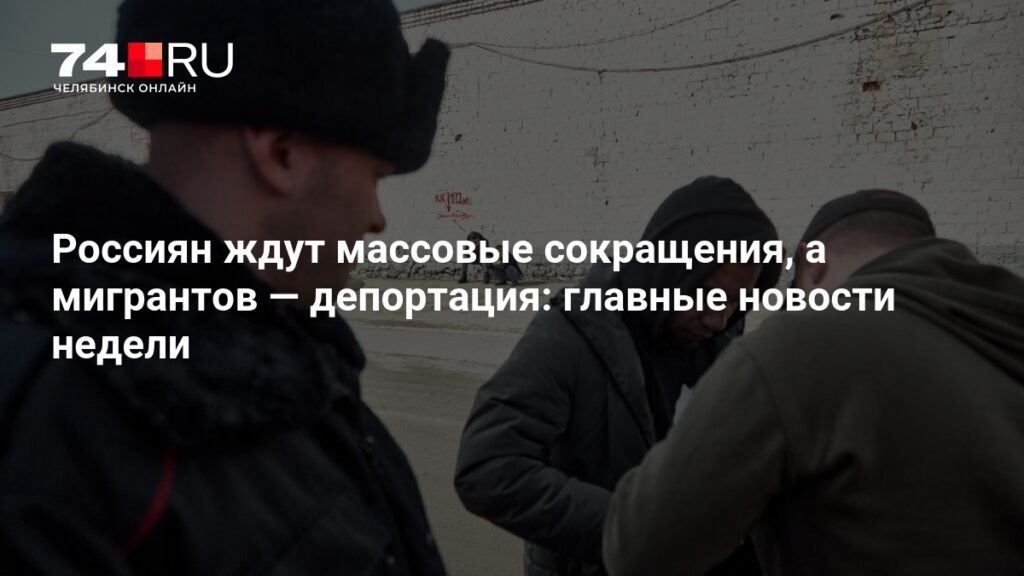 Россиян ждут массовые сокращения и депортация мигрантов: обзор недели