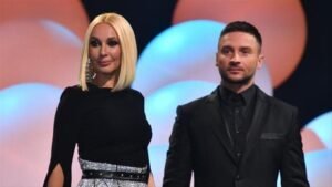 Сергей Лазарев объяснил поцелуй с Лерой Кудрявцевой на «Новой волне»