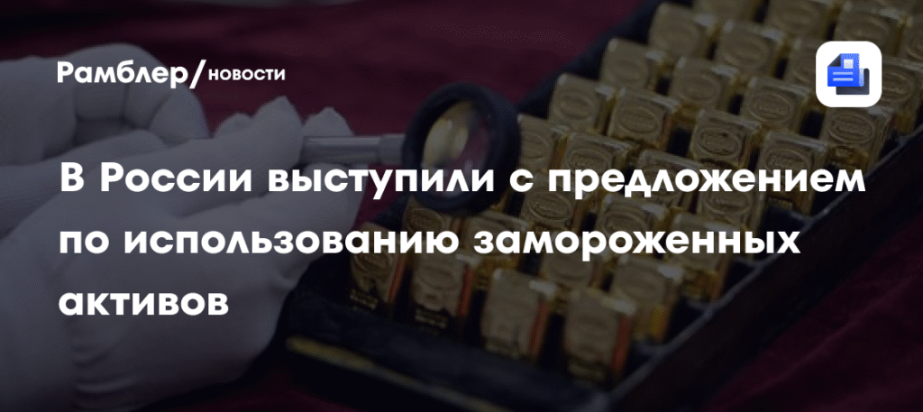 Шохин предложил использовать замороженные активы для совместных проектов с США