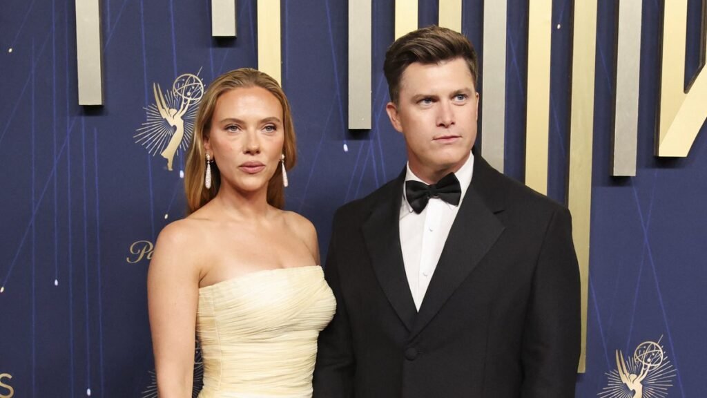 Скарлетт Йоханссон с мужем посетила премию «Эмми 2025»