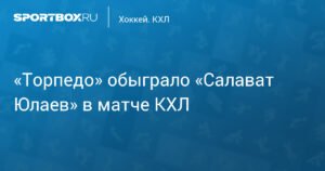 «Торпедо» обыграло «Салават Юлаев» в домашнем матче КХЛ