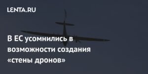 В ЕС сомневаются в возможности создания «стены дронов»