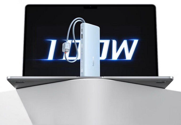 Baseus представила пауэрбанк на 20 000 мА·ч с 100-Вт зарядкой и двумя кабелями USB-C