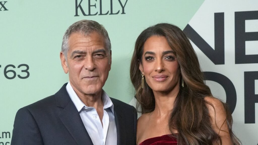 Джордж Клуни и его жена блистают на премьере фильма в роскошных нарядах