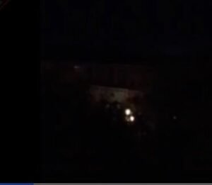 Гайчанин запечатлел «Космический поезд» Илона Маска над городом