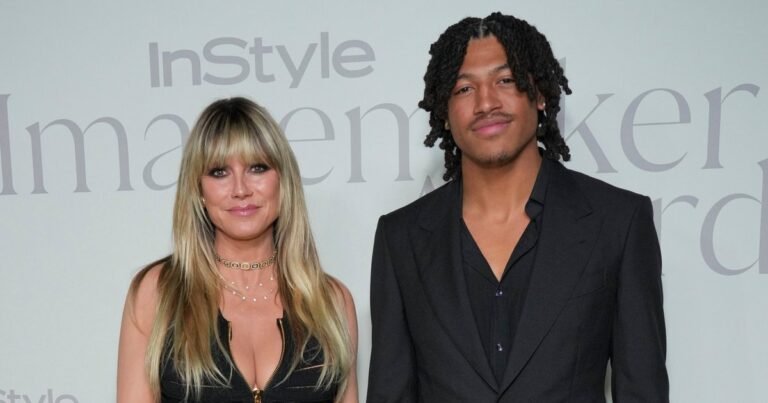 Хайди Клум и ее сын блистают на премии InStyls