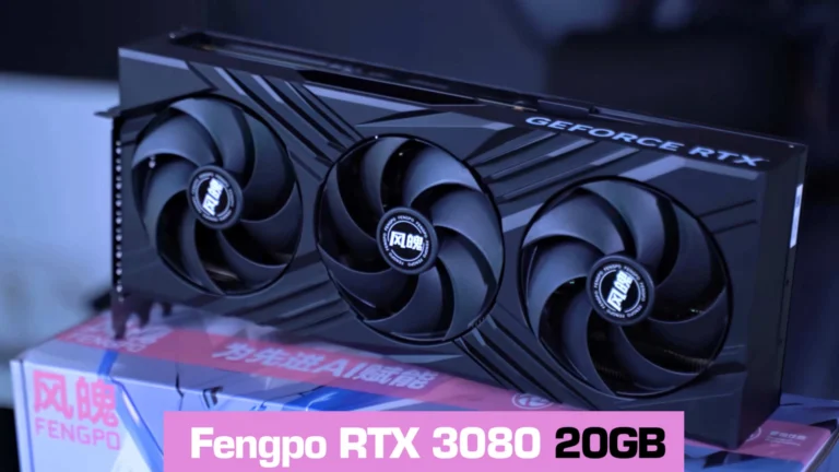 Китайская компания Fengpo представила кастомную GeForce RTX 3080 с 20 ГБ памяти