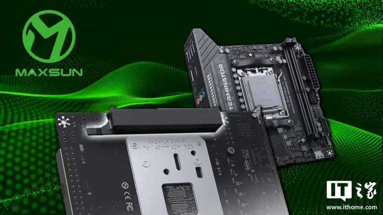 Maxsun представила инновационную материнскую плату MS-Terminator B850 BKB WiFi для AMD AM5