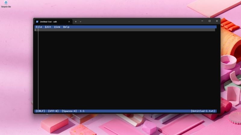 Microsoft интегрировала консольный редактор Edit в Windows 11