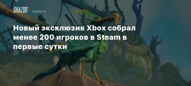 Новый эксклюзив Xbox не смог привлечь игроков в Steam