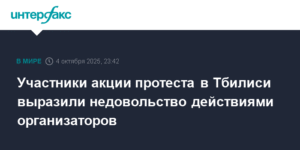 Протест в Тбилиси: участники недовольны радикальными действиями организаторов