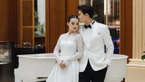 Сестра Димаша Кудайбергена Раушан опубликовала редкое фото с мужем