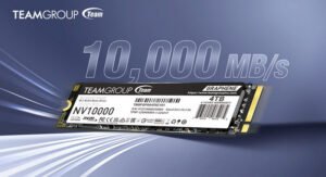 TeamGroup представила SSD NV10000 с PCIe 5.0 до 4 Тбайт