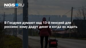 В Госдуме предложили ввести 13-ю пенсию для россиян