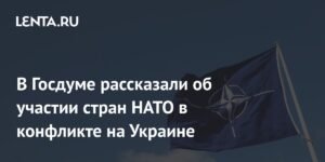 В Госдуме раскрыли участие стран НАТО в конфликте на Украине