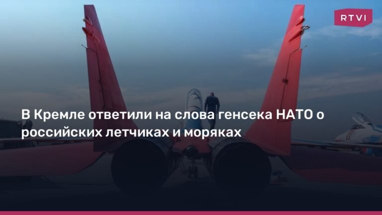 В Кремле ответили на слова генсека НАТО о российских летчиках и моряках