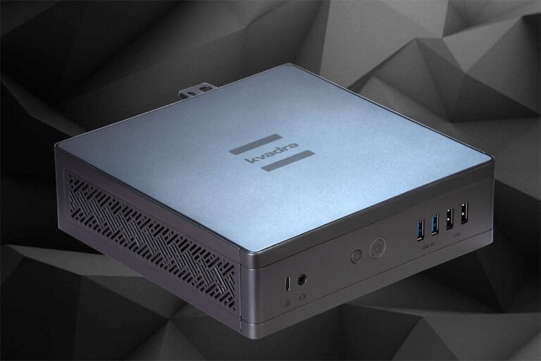 В России начался выпуск мини-ПК Kvadra TAU mini на Intel