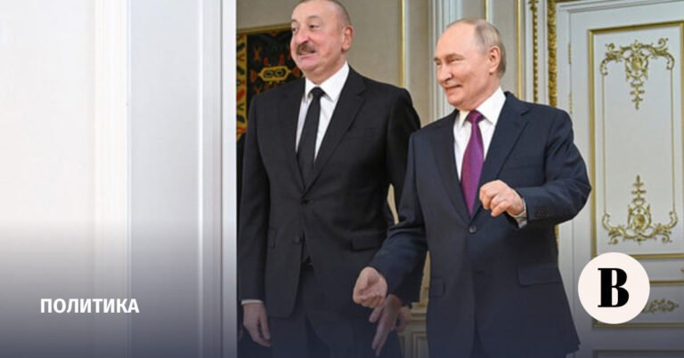 Встреча Путина и Алиева: последствия крушения азербайджанского самолета