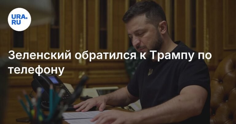 Зеленский и Трамп провели телефонный разговор
