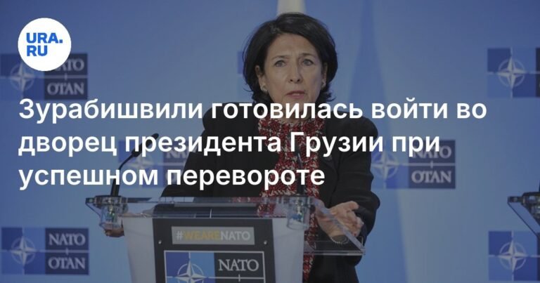 Зурабишвили готова была захватить президентский дворец в Грузии