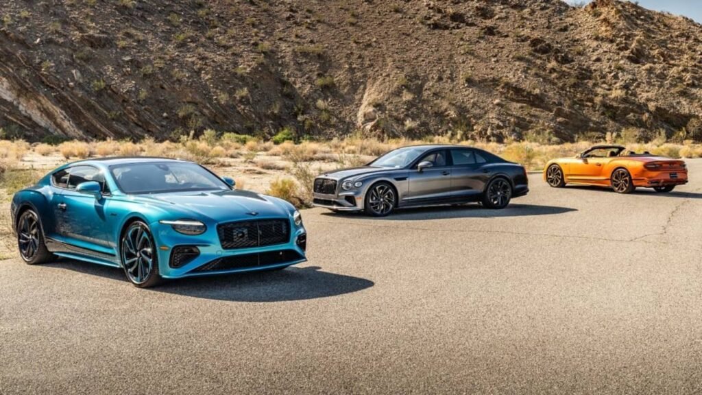 Bentley представил автомобили с ручной окраской в стиле калифорнийских закатов