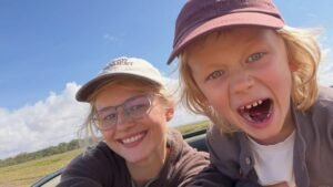 Бортич опубликовала трогательное видео с пятилетним сыном в Африке