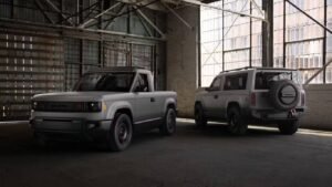 Электропикап Slate Truck от Джеффа Безоса проходит испытания в пустыне