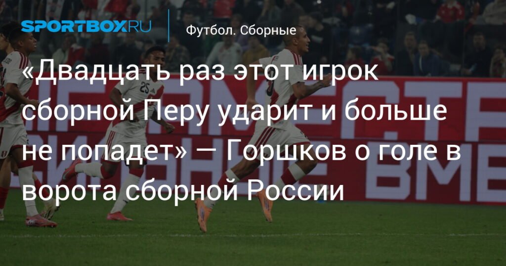 Горшков: Гол Перу - несчастный случай, игрок 20 раз так не попадет